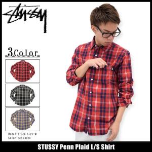 ステューシー STUSSY シャツ 長袖 メンズ Penn Plaid(stussy shirt カジュアルシャツ トップス 男性用 111881)｜icefield