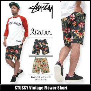 ステューシー STUSSY Vintage Flower ショーツ(stussy short pant ショートパンツ ハーフパンツ ボトムス メンズ・男性用 112139)｜icefield