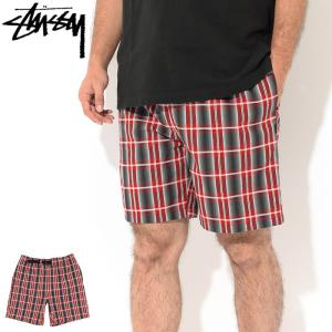 STUSSY（ステューシー） ハーフパンツ メンズ Nepal Plaid Mountain