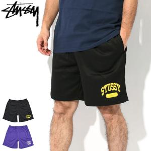 ステューシー ハーフパンツ STUSSY メンズ Arch Mesh (stussy short pant ショーツ ショートパンツ ボトムス 男性用 112291 USAモデル 正規)｜icefield