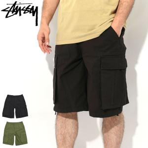 ステューシー ハーフパンツ STUSSY メンズ Ripstop Cargo ( stussy short pant カーゴパンツ カーゴショーツ ボトムス 男性用 112338 USAモデル 正規 )