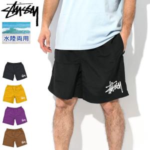 ステューシー STUSSY ハーフパンツ メンズ Big Basic Water ( stussy short trunk トランク ショートパンツ 水陸両用 水着 ボトムス 113156 USAモデル 正規 )｜ice field