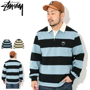 STUSSY アロハシャツ Lサイズ ホワイト/ブルー 3446R1 stussy ステューシー アロハシャツ ハワイアン HAWAIIAN