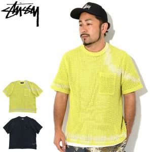 ステューシー カットソー 半袖 STUSSY メンズ Odyed Mesh ( stussy crew クルー ポケット ポケT Tシャツ T-SHIRTS トップス 1140297 USAモデル 正規 )｜icefield