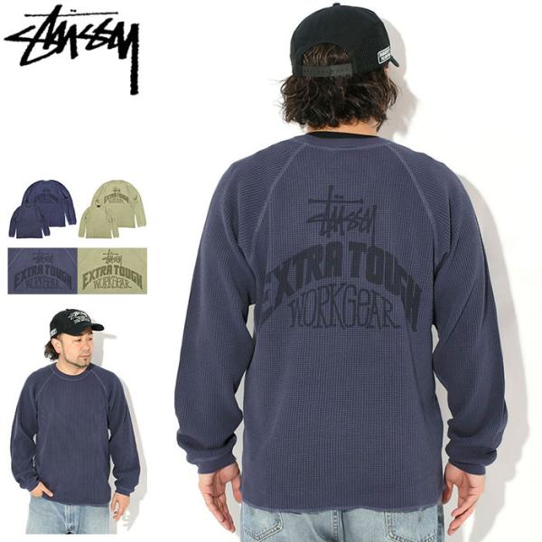 ステューシー カットソー 長袖 STUSSY メンズ Extra Tough Thermal ( c...