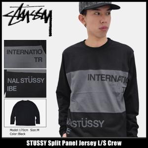 ステューシー STUSSY カットソー 長袖 メンズ Split Panel Jersey(stussy crew トップス 男性用 114961)｜icefield