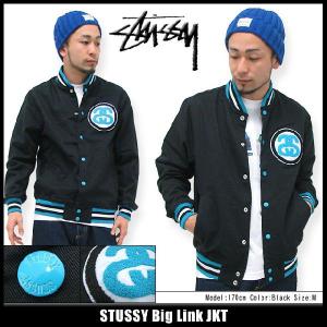 ステューシー STUSSY Big Link ジャケット(stussy JKT JACKET JAKET アウター ジャンパー・ブルゾン Stussy メンズ 115180)｜icefield