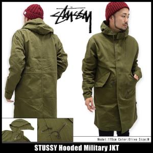 ステューシー STUSSY ジャケット メンズ Hooded Military(stussy JKT ミリタリージャケット アウター ブルゾン メンズ・男性用 115260)｜icefield
