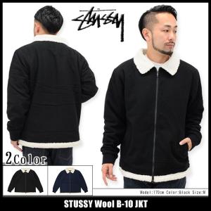 ステューシー STUSSY ジャケット メンズ Wool B-10(stussy JKT フライトジャケット アウター ブルゾン 男性用 115307)｜icefield