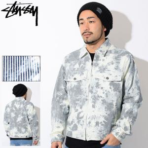 ステューシー ジャケット STUSSY メンズ Hickory Stripe Garage(stussy JKT ガレージジャケット JACKET アウター 115420H USAモデル 正規)｜icefield