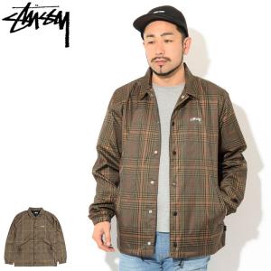 ステューシー ジャケット STUSSY メンズ Plaid Coach ( stussy JKT コーチジャケット JACKET アウター 男性用 115481 USAモデル 正規 )｜icefield