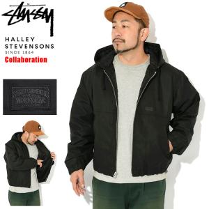 ステューシー ジャケット STUSSY メンズ HALLEY STEVENSONS Waxed Cotton Work コラボ ( stussy JKT ハレー・スティーブンソン 撥水 115859 USAモデル 正規 )