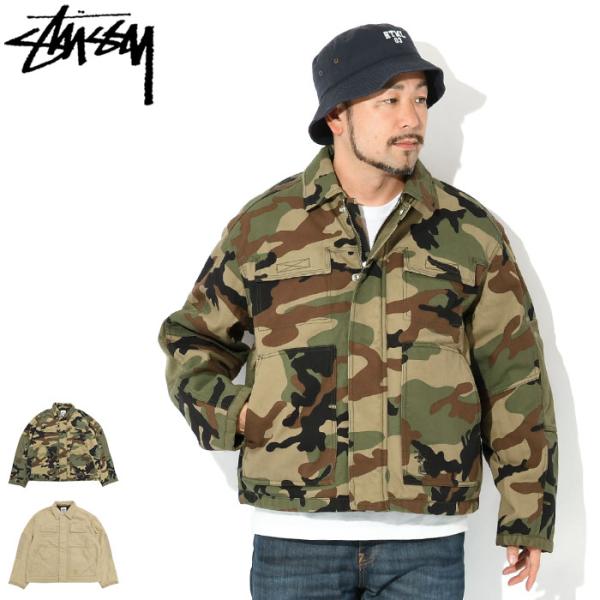 ステューシー ジャケット STUSSY メンズ Workgear ( stussy JKT ワークジ...