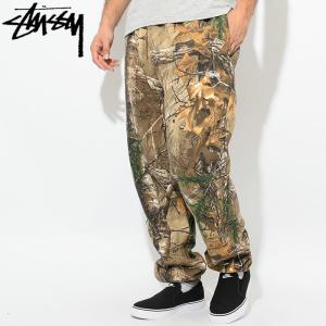 ステューシー パンツ STUSSY メンズ Realtree(stussy Sweat Pant リアルツリー 迷彩 スウェットパンツ 男性用 116357 USAモデル 正規)｜icefield