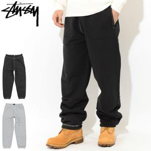 ステューシー パンツ STUSSY メンズ Contrast Stitch Label ( stussy Sweat Pant スウェットパンツ ボトムス 116535 USAモデル 正規 )｜icefield