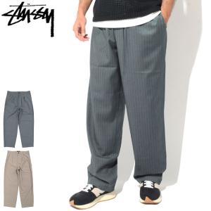 ステューシー パンツ STUSSY メンズ Striped Volume Pleated Trouser ( stussy Pant トラウザーパンツ ワイドパンツ 116538 USAモデル 正規 )｜icefield