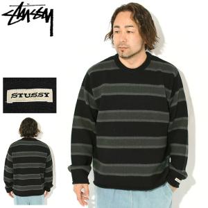 ステューシー セーター STUSSY メンズ Striped Wool ( stussy sweater クルーネック トップス メンズ・男性用 117283 USAモデル 正規 )