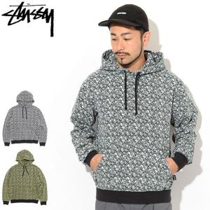 トップス BORN X RAISED STUSSY LOGO ZIP HOODIE org.jpg