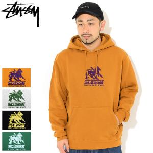 ステューシー プルオーバー パーカー STUSSY メンズ Stussy Lion Applique ( Pullover Hoodie 118404 USAモデル 正規 )｜icefield