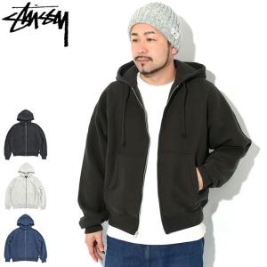 ステューシー パーカー ジップアップ STUSSY メンズ Raglan ( full zip hoodie 保温 裏起毛 スウェット トップス Relaxed Zip Hoodie 118571 USAモデル 正規 )
