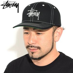 ステューシー キャップ 帽子 STUSSY Basic Structured Low Pro Snapback Cap ( ローキャップ スナップバック 1311060 USAモデル 正規 )｜icefield