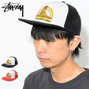 ステューシー キャップ 帽子 STUSSY Kingston Foam Trucker Cap ( スナップバック メッシュキャップ 男性用 131803 USAモデル 正規 )｜icefield