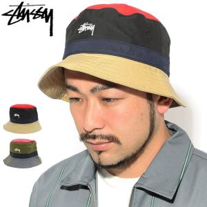 ステューシー バケット ハット STUSSY Color Block Bucket Hat 帽子 ( stussyhat メンズ・男性用 1321011 USAモデル 正規 )｜icefield