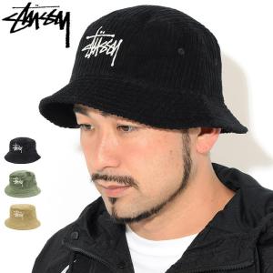 ステューシー バケット ハット STUSSY Corduroy Big Basic Bucket Hat 帽子 ( stussyhat コーデュロイ メンズ 1321051 USAモデル 正規 )｜icefield