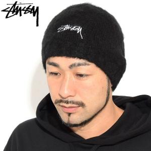 ステューシー ニット帽 STUSSY Fuzzy Ribbed ( stussy beanie ビーニー 帽子 ニットキャップ メンズ・男性用 1321058 USAモデル 正規 )｜icefield