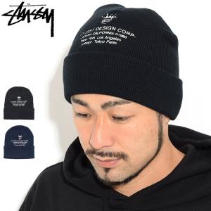 ステューシー ニット帽 STUSSY Design Corp Cuff ( stussy beanie ビーニー 帽子 ニットキャップ メンズ・男性用 1321059 USAモデル 正規 )｜icefield