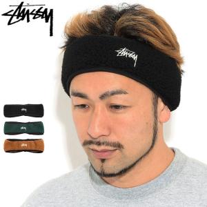 ステューシー ヘッドバンド STUSSY Solid Polar Fleece (stussy headband ヘアバンド スポーツバンド フリース 1321066 USAモデル 正規 小物)｜icefield