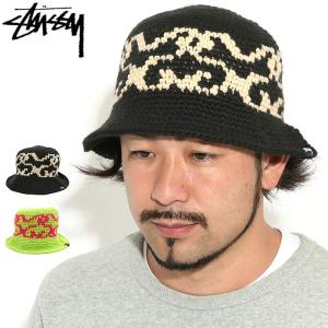 STUSSY（ステューシー） バケット ハット STUSSY Checker Knit Bucket