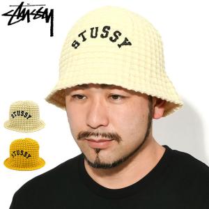 ステューシー STUSSY バケット ハット Waffle Knit Bucket Hat 帽子 ( stussyhat メンズ・男性用 1321201 USAモデル 正規 )[M便 1/1]｜icefield