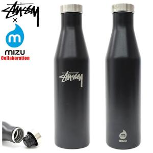 ステューシー 水筒 STUSSY MIZU Matte コラボ(stussy Water Bottle ウォーターボトル ミズ Wネーム 保温 保冷 138658 USAモデル 正規 小物)｜icefield