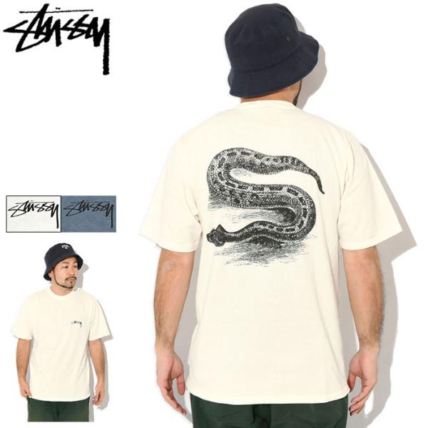 ステューシー Tシャツ 半袖 STUSSY メンズ Serpent Pigment Dyed ( s...