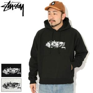 ステューシー パーカー プルオーバー STUSSY メンズ Fawn ( stussy hooded sweat 保温 裏起毛 スウェット トップス 男性用 1925143 USAモデル 正規 )