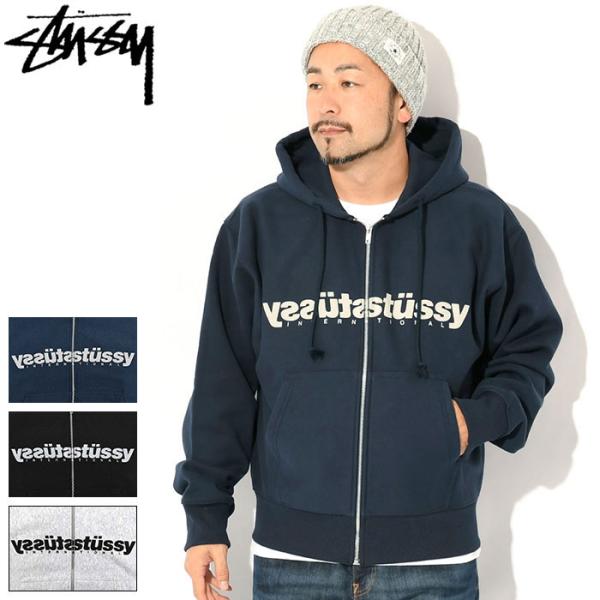 ステューシー パーカー ジップアップ STUSSY メンズ Mirror ( full zip ho...