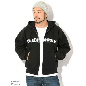 ステューシー パーカー ジップアップ STUS...の詳細画像2