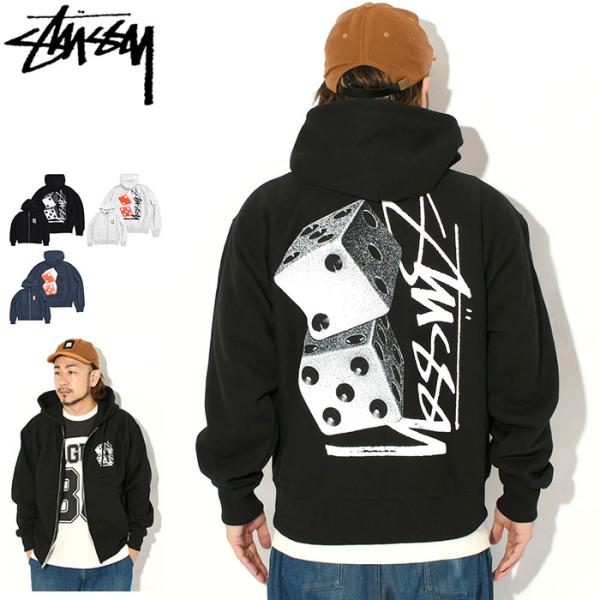 ステューシー パーカー ジップアップ STUSSY メンズ Tall Dice ( full zip...