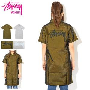 ステューシー ワンピース STUSSY レディース WOMEN Nina Layer(stussy dress ドレス シャツワンピース 女性用 211150 USAモデル 正規)｜icefield