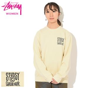 ステューシー トレーナー STUSSY レディース WOMEN Classic Gear ( stussy crew sweat スウェット トップス 女性用 2911178 USAモデル 正規 )｜icefield