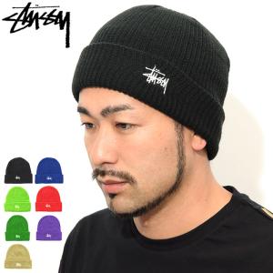 ステューシー ニット帽 STUSSY Basic Cuff ( stussy beanie ビーニー 帽子 ニットキャップ メンズ・男性用 1321019 USAモデル 正規 )[M便 1/1]