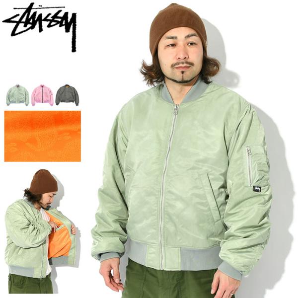 ステューシー ジャケット STUSSY メンズ Dyed Nylon Bomber ( stussy...