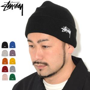 ステューシー STUSSY ニット帽 Stock Cuff ( stussy beanie ビーニー 帽子 ニットキャップ メンズ・男性用 1321020 USAモデル 正規 )[M便 1/1]｜icefield