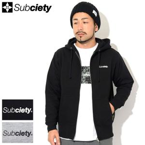 サブサエティ パーカー ジップアップ Subciety メンズ ザ ベース フル ジップ フーディ(The Base Full Zip Hoodie スウェット 101-31449)｜icefield