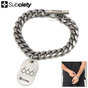 サブサエティ ブレスレット Subciety メンズ ロッカー チェーン ( subciety Locker Chain Bracelet アクセサリー 101-97798 )｜icefield