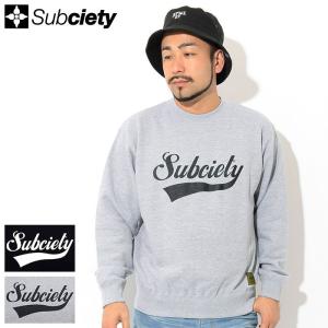 サブサエティ トレーナー Subciety メンズ グロリアス クルー スウェット ( subciety Glorious Crew Sweat トップス 102-31495 )｜icefield