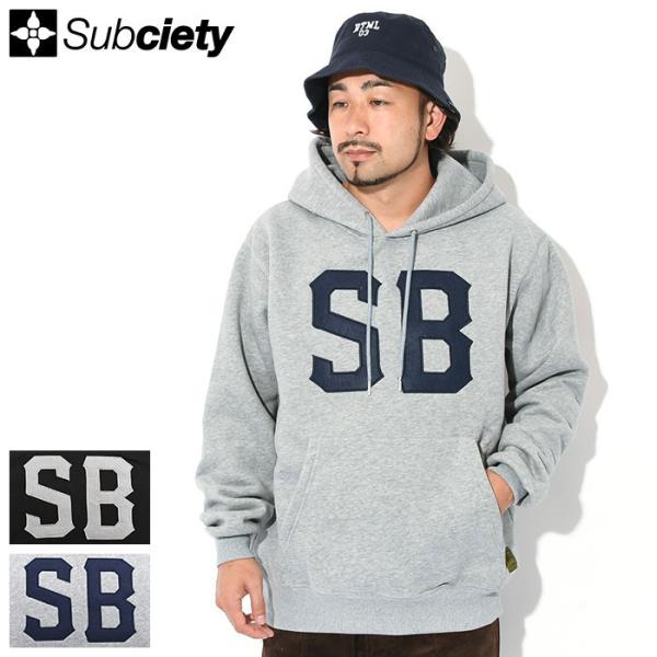 サブサエティ パーカー プルオーバー Subciety メンズ SB ( SB Pullover H...
