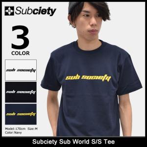 サブサエティ Subciety Tシャツ 半袖 メンズ サブ ワールド(subciety Sub World S/S Tee カットソー トップス)｜icefield