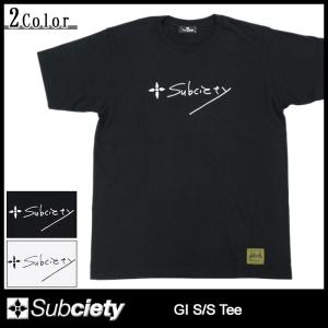 サブサエティ Subciety Tシャツ 半袖 メンズ GI(subciety サブサエティー GI S/S Tee カットソー トップス)｜icefield